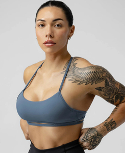 Women's Seamless Racerback Sports <b>Bra</b> Scoop <b>Neck</b> Solid Color Medium Support Breathable Fitness Wear Cheap Price 2026 Wholesale - Product Image 1