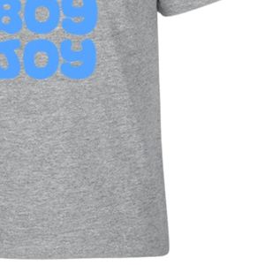 Camiseta Gris de Manga Corta para Adolescentes, Cuello Redondo, Informal, para Uso Diario, Escolar, Deportivo, Estilo Urbano, Ropa Cómoda - Product Image 6