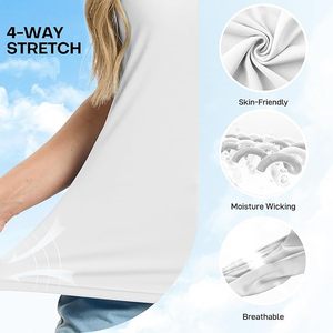 Polo à manches courtes pour femme, couleur unie, respirant, décontracté, sportif - Product Image 5