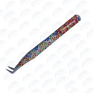 Pinzas para Pestañas con Punta de Fibra, Marca Privada, Cuidado de Belleza Profesional, Logotipo Personalizado, Pinzas para Pestañas de Volumen de 90 Grados - Product Image 5