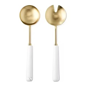 Contemporary <b>Buffet</b> Salad <b>Server</b> Set Premium Stainless Steel Hospitality Tools - Product Image 6