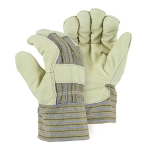 Gants de travail d'hiver de qualité supérieure certifiés CE et ISO, entièrement doublés en polaire, en cuir pleine fleur robuste - Product Image 3