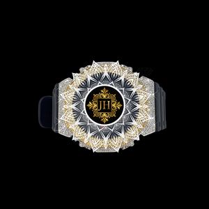 Montre G-Sh0ck de luxe de haute qualité à deux tons avec un grand cadran serti de diamants, mouvement à quartz avec diamants Moissanite VVS, résistance à l'eau 3BAR, unisexe - Product Image 4