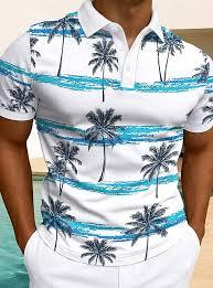 Polo para Hombre, Divertido y Elegante, con Cuello Abotonado, Estilo Urbano, Corte Holgado, Tejido de Punto, Largo Corto, para Verano, Precio Económico - Product Image 3