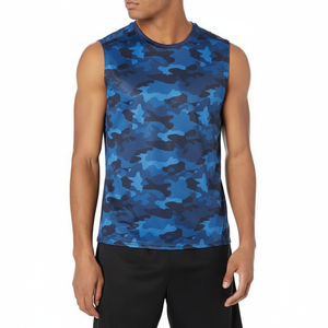 Débardeur sans manches pour homme de haute qualité, léger, en coton doux, respirant et confortable, avec option de personnalisation de la marque pour un usage quotidien - Product Image 1