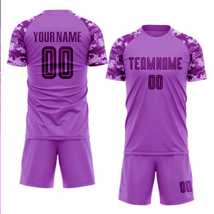Conjunto de Camiseta de Fútbol Personalizada DAIZEN STAR, Manga Corta, Cuello Redondo, Estampado de Camuflaje Sublimado, Absorbe la Humedad, 100% Poliéster - Product Image 2