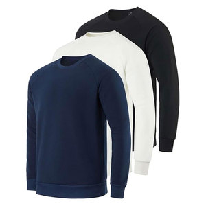 Sudadera de Forro Polar para Hombre, Manga Larga, Cuello Redondo, Mezcla de Algodón, Suave, Tallas Grandes y Altas, Ajuste Atlético, Casual, Lisa, Acogedora y Afelpada - Product Image 5
