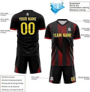 Uniforme de Fútbol sin Mangas de Último Diseño, 100% Poliéster, Nuevo Estilo, Personalizable con Logotipo Profesional para Adultos, Calidad Premium, Color Personalizado - Product Image 3