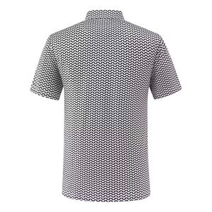 Polo de golf personalizado para hombre, corte ajustado, poliéster tejido, secado rápido, manga corta, diseño sublimado, para adulto - Product Image 2