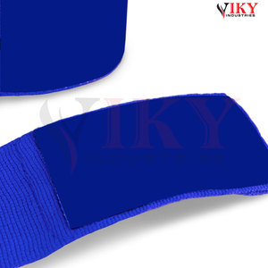 Bandages de soutien pour poignets de fitness et de kickboxing de qualité supérieure avec fermeture Velcro sécurisée, haute élasticité, bleu royal, bandages de boxe - Product Image 6