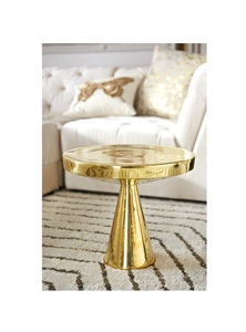 Table d'appoint en métal d'inspiration design, finition haut de gamme, taille compacte, idéale pour l'aménagement des balcons d'appartements - Product Image 5