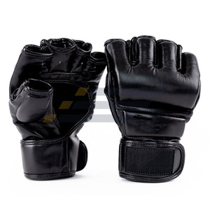 Gants de sparring en cuir véritable pour MMA professionnels, gants de sparring lourds pour MMA, équipement de boxe, gants d'entraînement personnalisés - Product Image 4