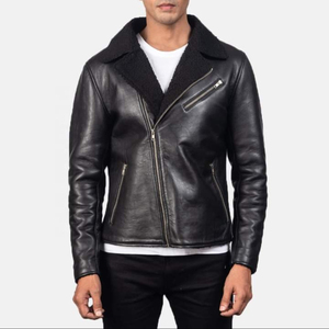 Custom <b>Men's</b> Eco-Friendly Windproof Leather <b>Jacket</b> Winter Faux Fur Lined Brown <b>Suede</b> Coat OEM ODM Wholesale - Product Image 3