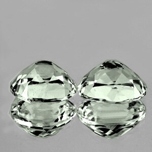 Prasiolita de Amatista Verde Natural Suave, Corte Ovalado Facetado, Gemas Sueltas Minadas en Tierra, Impecables, Venta al por Mayor - Product Image 3