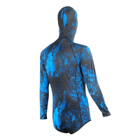 Aropec 1mm Camo Spearfish Neoprene Léger Flexible Manches Longues Rash Guard Combinaison de Plongée Confort Protection Toutes Saisons