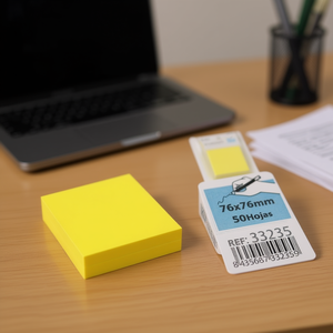 Ilan Sticky Notes 76x76mm 50 fogli Giallo Fluorescente - Product Image 2