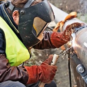 Gants de soudage en cuir de vachette de haute qualité, résistants à la chaleur et aux étincelles, ignifuges, pour travaux lourds et lutte contre les incendies - Product Image 6