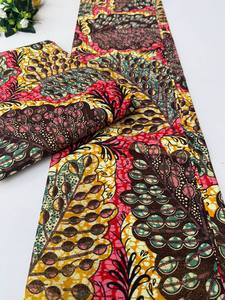 Trendy Mozambique African Wax Print & Ankara 100% Cotton Twill Fabric for Boys Clothing Production - Product Image 2