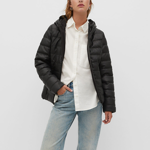 Brand New Lightweight Windbreaker Men Puffer Suede <b>Jacket</b> <b>Padded</b> Quilted Genuine Leather Winter Outdoor Hooded High <b>Jacket</b> - Product Image 4