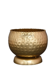 Ambiente Estilo de vida diseño moderno florero de Metal de alta calidad envejecido martillado Mesa decorativa hogar superior - Product Image 6