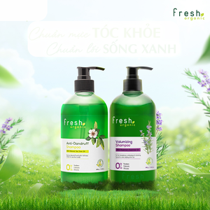 Shampooing antipelliculaire biologique frais à l'huile d'arbre à thé pour tous types de cheveux, unisexe, sans sulfate, 500 g, hydratation intense - Product Image 4