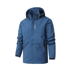 Veste d'hiver softshell pour homme de haute qualité, à capuche, col montant, personnalisable, marque privée, OEM, vestes d'extérieur enduites - Product Image 3