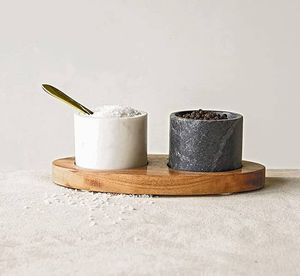 เกลือและพริกไทยสำหรับครัวสมัยใหม่ อุปกรณ์ตกแต่งโต๊ะอาหารระดับพรีเมียม ของตกแต่งบ้านสำหรับรับประทานอาหาร ชุดอุปกรณ์เสิร์ฟสุดหรู อุปกรณ์ครัวระดับไฮเอนด์ - Product Image 6