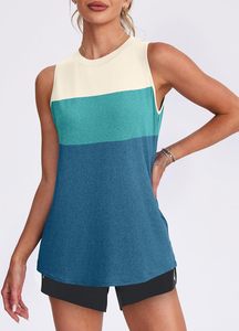 Débardeur en coton tricoté tendance pour femme, coupe ajustée, sans manches, décontracté, été, écologique, respirant, OEM ODM, vente en gros - Product Image 3