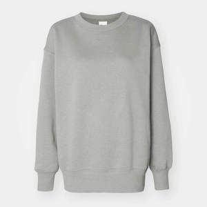 เสื้อสเวตเชิ้ตโอเวอร์ไซส์สำหรับผู้หญิง ลดราคาพิเศษ สีพื้น ขอบแขนและชายเสื้อแบบริบ สวมใส่สบาย สไตล์สตรีทแวร์ ขายส่งเสื้อสเวตเชิ้ตสำหรับสุภาพสตรี - Product Image 5