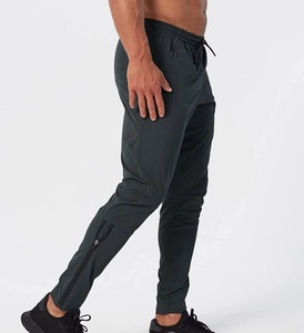 Pantalon de jogging décontracté pour homme en toile, taille mi-haute, coupe large, idéal pour le sport et la gym - Product Image 3