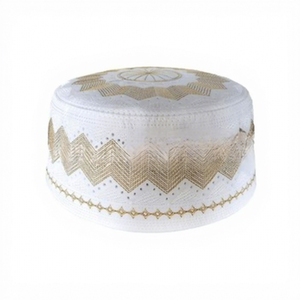 Gorros Musulmanes de Algodón al por Mayor para Hombre - Gorros Étnicos Tradicionales de Colores Sólidos y Blancos, Transpirables, para el Verano, Suministro al por Mayor - Product Image 3