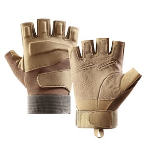 Gants tactiques demi-doigts en PU, chauds, durables, imprimés HD, personnalisables, unisexes, avec fermeture auto-agrippante, pour la chasse, le tir, le cyclisme - Product Image 3
