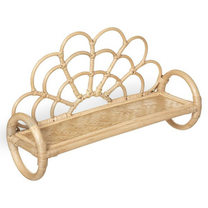 <b>Bookcase</b> shelf custom various designs hand-made <b>rattan</b> <b>bookcases</b> living room & bedroom organization - Product Image 2