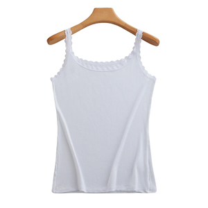 Débardeur uni tendance pour femme, haut court de sport et fitness - Product Image 2