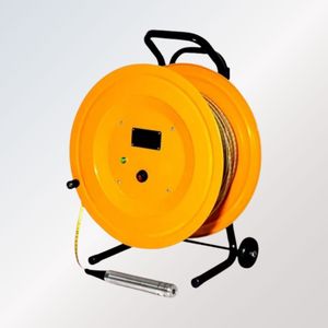 Indicador de Nivel de Agua en Pozos, Medidor de Profundidad de Agua Subterránea Portátil con Cinta Métrica de Acero y Alarma Sonora y Luminosa - Product Image 1