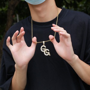 New Designed Hip Hop Gold Iced Out Moissanite Pendant Charms Children's Luxury Pendant - Product Image 2