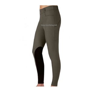 Best Quality <b>Equestrian</b> horse riding silicon <b>legging</b> and breeches with pockets And silicon grip horse riding product AM911 - Product Image 4