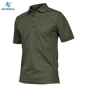 Camisas de Punto Sólido para Hombre, Mezcla de Algodón de Primera Calidad, Diseño Elegante, Secado Rápido, Ligeras, Perfectas para la Oficina y Uso Casual - Product Image 1
