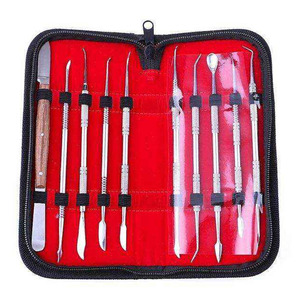 High Quality Manual Dental Filling Instrument Kit for Dental Surgery Procedures 6 PCS Reusable German Stainless Steel Made - Product Image 2