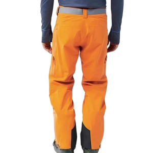 Pantalon de ski imperméable pour homme, orange, 100% polyester, fermeture éclair, coupe-vent, respirant, vêtements d'extérieur - Product Image 4