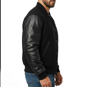 Chaqueta universitaria de invierno para hombre, estilo Letterman, con diseño personalizado, para uso casual. - Product Image 5