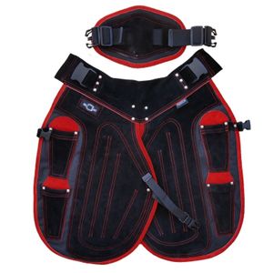 Professional <b>Large</b> Animal Veterinary Instrument 73cm Farrier Apron Chaps Canvas Leather with <b>Magnet</b> for Horse Farrier Care - Product Image 3