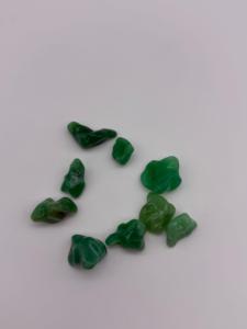 Chrysoprase naturelle irrégulière de forme libre, pierres précieuses en vrac certifiées Gopika, prix de gros, lot de pépites brutes de chrysoprase vert pomme - Product Image 3