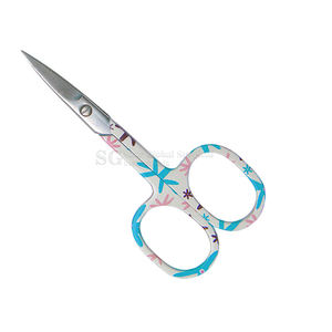Ciseaux à cuticules en acier inoxydable, lame tranchante, manche carré pliable, outil de manucure professionnel, design durable pour le nail art - Product Image 6