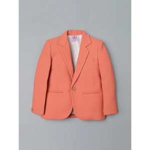 เสื้อเบลเซอร์เด็กผู้ชายสีพีชแบบมีลาย - Product Image 1