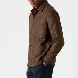 Nouvelle veste universitaire décontractée d'hiver pour hommes, en toile douce respirante, à séchage rapide, à double boutonnage, de haute qualité, personnalisable - Product Image 6