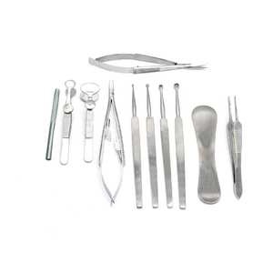 Kit de 11 instruments chirurgicaux réutilisables pour la chirurgie du chalazion chez le chien, ensemble ophtalmique pour la chirurgie de la cataracte - Product Image 4