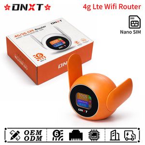 เราเตอร์ Dnxt 4g 2.4ghz 300mbps Wifi 6 เราเตอร์ขนาดเล็ก Wifi Lte Cat4 4g เราเตอร์พร้อมซิมการ์ด จอ LCD พอร์ต USB Type-C เราเตอร์ Wifi 4g สำหรับสำนักงาน - Product Image 1