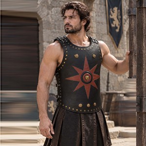 Armure de poitrine médiévale en cuir noir, style guerrier Viking, pour LARP, cuirasse de chevalier, costume de cosplay Renaissance, reconstitution historique, gilet d'armure riveté - Product Image 2
