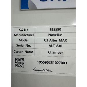 Novellus C3 Altus Max Chamber METAL - อุปกรณ์และอะไหล่เซมิคอนดักเตอร์ระดับโลกที่เชื่อถือได้ - Product Image 2